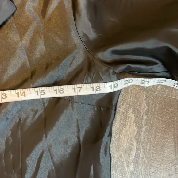 JS Collections Gray Satin Rhinestone Button Blazer Jacket or Blouse size 8 - Picture 13 of 15